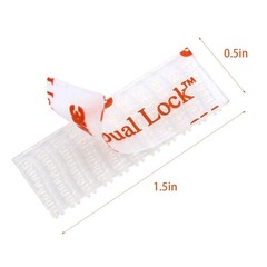 Toll Pass Mounting Kit 4 Pcs Adhesive Dual Lock Fastener Compatible With EZ P…