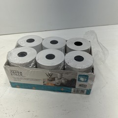 Pen+Gear 3-1/8&Prime; x 190&prime; Thermal Receipt Paper Roll, 6 Count NEW In Torn Package