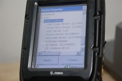 Zebra Psion Omnii XT15 7545XA Mobile Barcode Scanner CE6.0 1D Lorax w/ Cradle