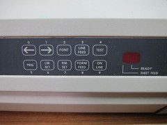 Tally Genicom 3410 Dot Matrix Printer Fully Serviced 3S6412AGH4003C1 with Ribbon