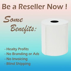 3 1/8&Prime; X 230&prime; THERMAL PAPER 50 ROLLS PREMIUM QUALITY CASH REGISTER TAPE 55 GSM