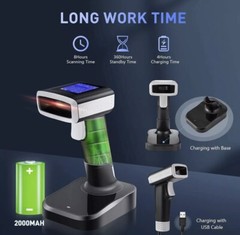 2D Barcode Scanner Wireless JRHC Bluetooth Qr Code Scanner Handheld Bar Code …