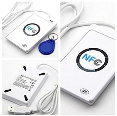Contactless IC Card Reader Writer USB, NFC ACR122U, SDK Included, Smart Card Acc