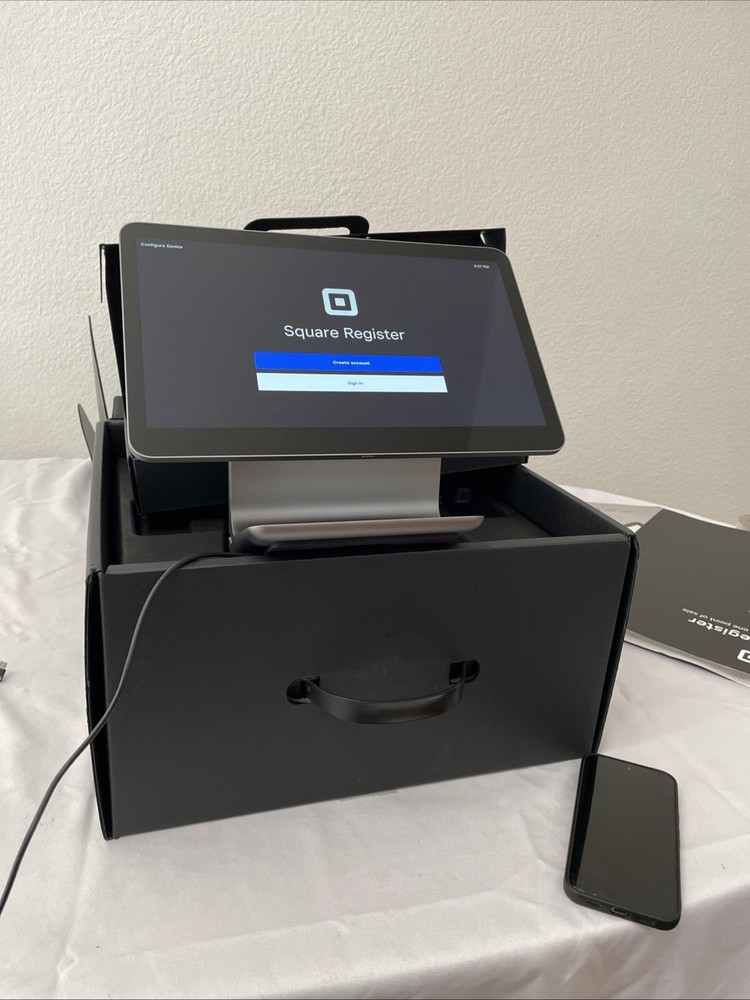 Square Register A-SKU-0665-A1 POS System – Black