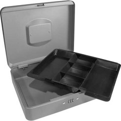 BARSKA CB11788 Grey 12 inch wide Safe Steel Cabinet Cash Combination Lock Box