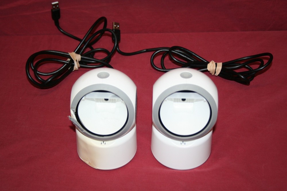 Lot of 2 Symcode Desktop Barcode 2D QR Scanner Omnidirectional USB-See photos