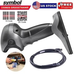 Motorola Symbol DS9808-SR00007NNWR Wired 1D Code Barcode Scanner USB Cable