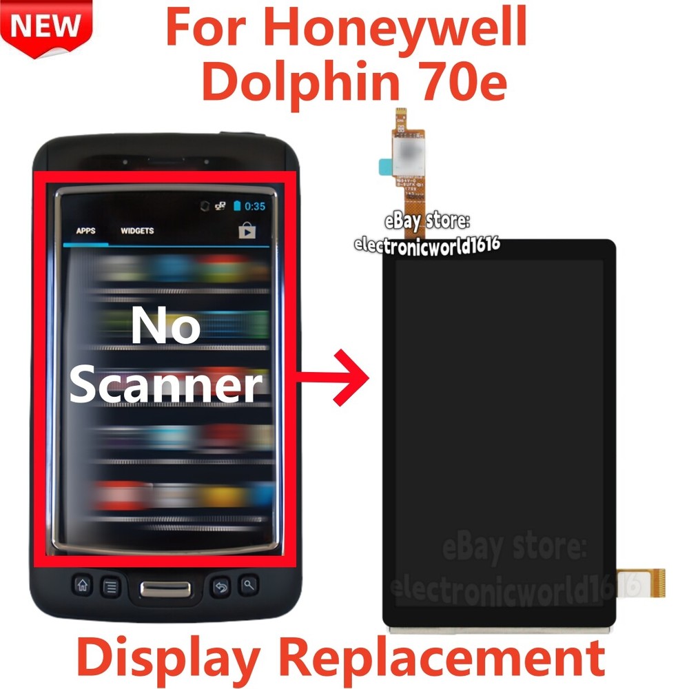 LCD Screen for Honeywell Dolphin 70e Imager Scanner 4.3in Display Monitor NEW