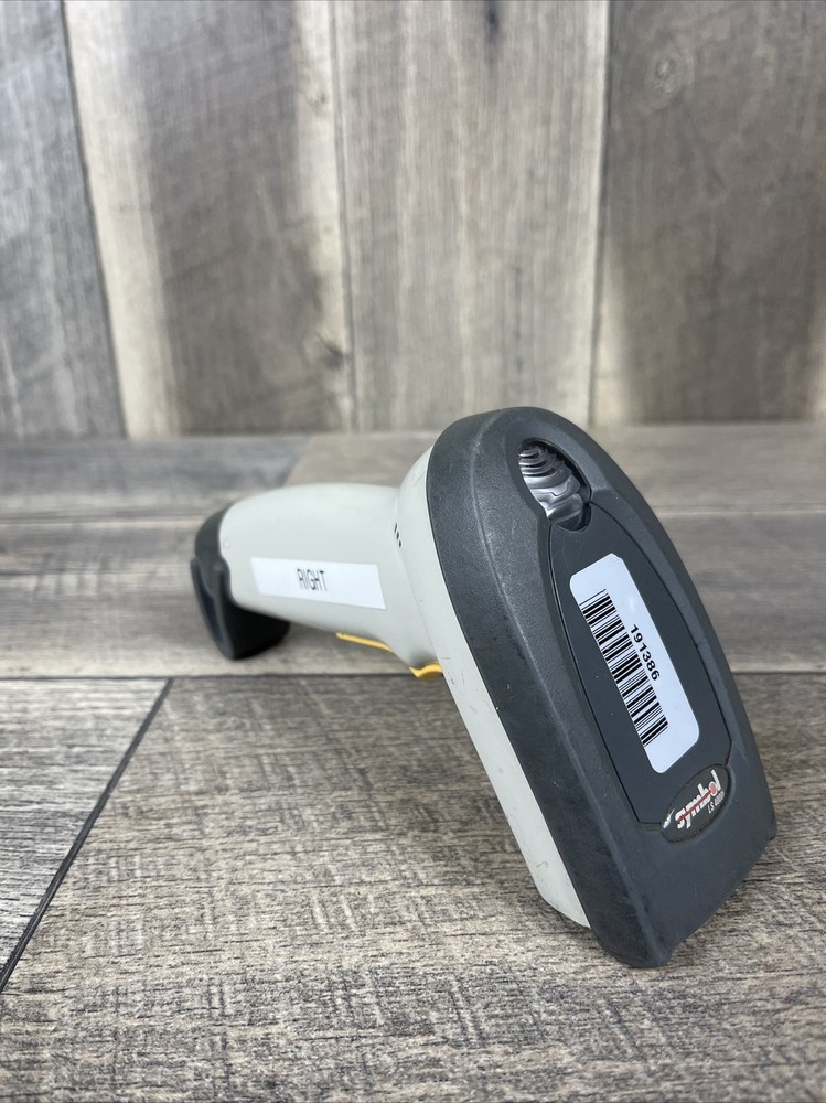 Symbol LS4008I-1200 Tan & Gray Handheld Portable Bi-Directional Barcode Scanner
