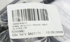 NEW OEM Motorola Symbol MC70/MC75 Printer Cable 25-91515-02R for Zebra QL Series