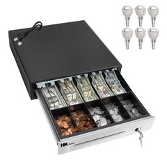HK SYSTEMS 16inch « Stainless 16.75 x 16.25 x 4.25 inch, 16 » POS-USB Black