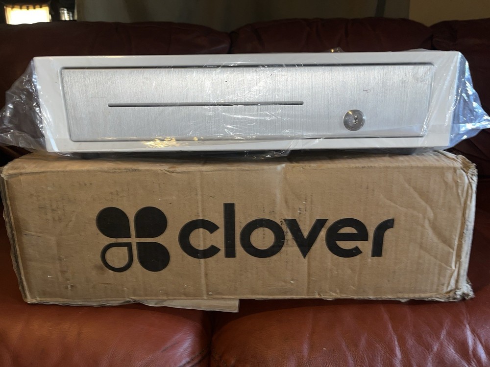 Clover D100 Metal Cash Drawer FAYJ1006010 Lockable Media Slot