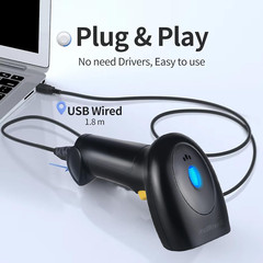 Lector De Codigo De Barras Punto De Venta POS Laser Inventario USB