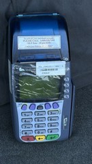 VeriFone Omni 3750 Wired Credit Card Terminal w/ Keypad, MPN 07805-01