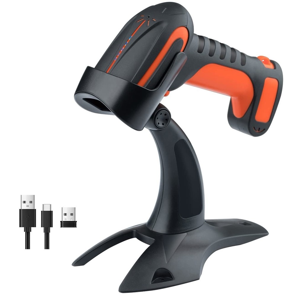 Tera Pro 8100 Wireless Barcode Scanner 2D QR 1D Bluetooth 2.4G Orange