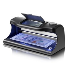 Aneken AL-139 Counterfeit Bill Detector: 2.8&Prime; Display, Value Counting, Multi-Dir
