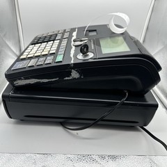 Working Casio PCR-T500 Electronic Cash Register w/ 3 Keys (NO Drawer Key)