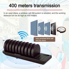 TD162 Pagers for Restaurants Wireless Pager System Queuing 10 Buzzers Food Truck