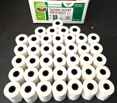 Forest Select Thermal Receipt Paper Rolls, White 2-1/4 » x 85&prime;, 40 Rolls 9078562