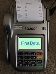 First Data FD200 Credit Card Terminal