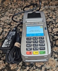 First Data FD130 Credit Card Terminal Used with Power Cord