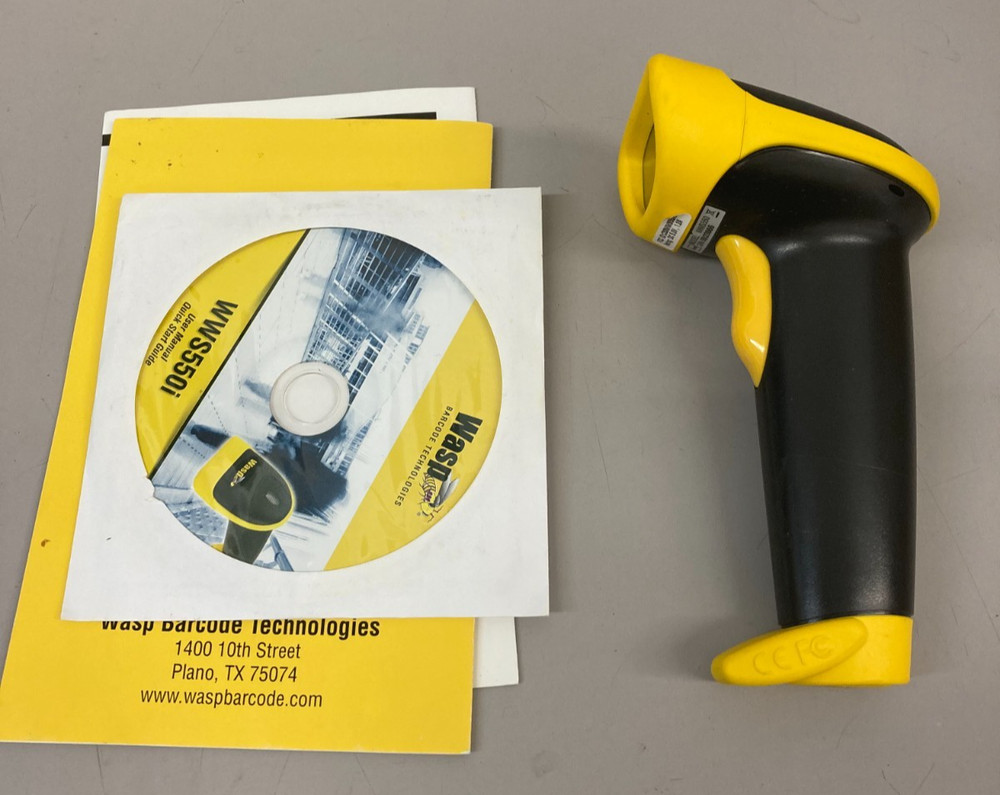 WASP WWS550I CORDLESS Barcode SCANNER UPC Retail Handheld Portable Scans