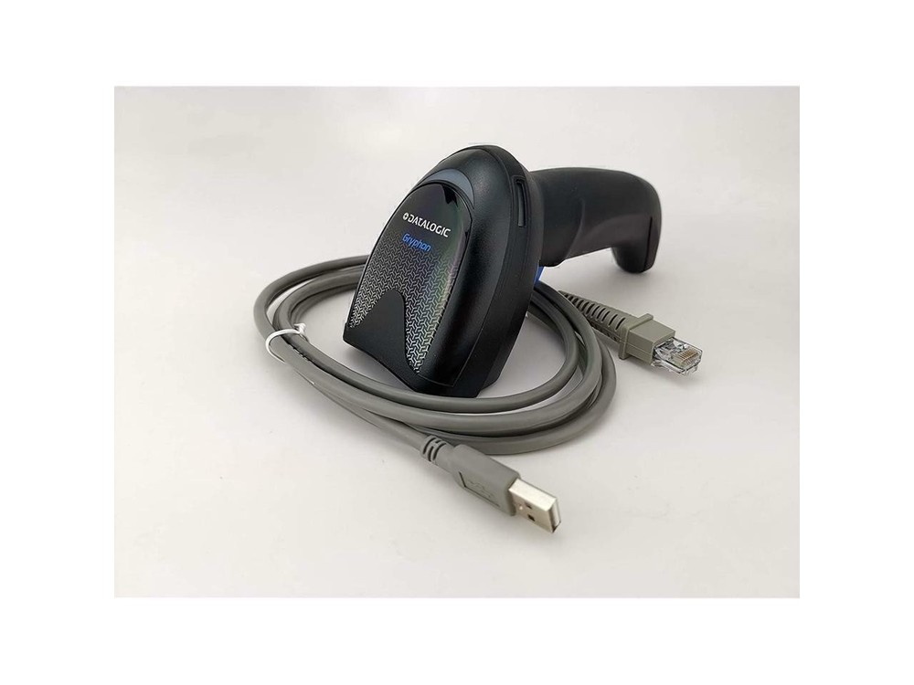 Datalogic Gryphon GD4590-BK Handheld 1D/2D Wired Barcode Scanner With USB Cable