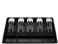 Cash Register Drawer Insert Tray 5 Bill/4 Coin 5Bill/4 Coin, black
