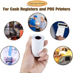 2 1/4 « x 50 feet 100 Rolls Cash Register Credit Card POS Receipt Thermal Paper