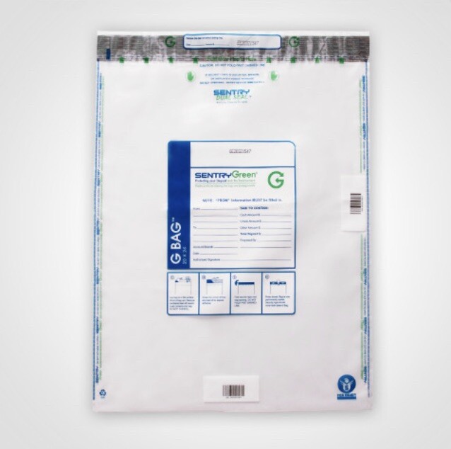 20×24 Superior Bag – clear 50 Deposit Bags – G Bag For Safe Deposits