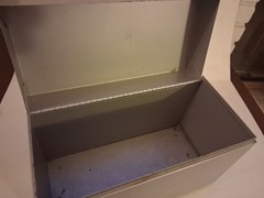 Vintage LIT-NING Metal Box USA