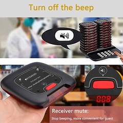 Retekess TD183 Restaurant Pager System Guest Queuing 20 Buzzers Food Truck Club