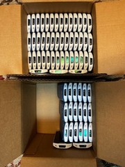 Zebra TC52 TC520 Handheld Scanner – Reset w/ Battery – White & Blue – Healthcare