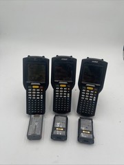 Lot of 3 Motorola MC92N0-Wireless Scanner Handheld Mobile Computer w Battery
