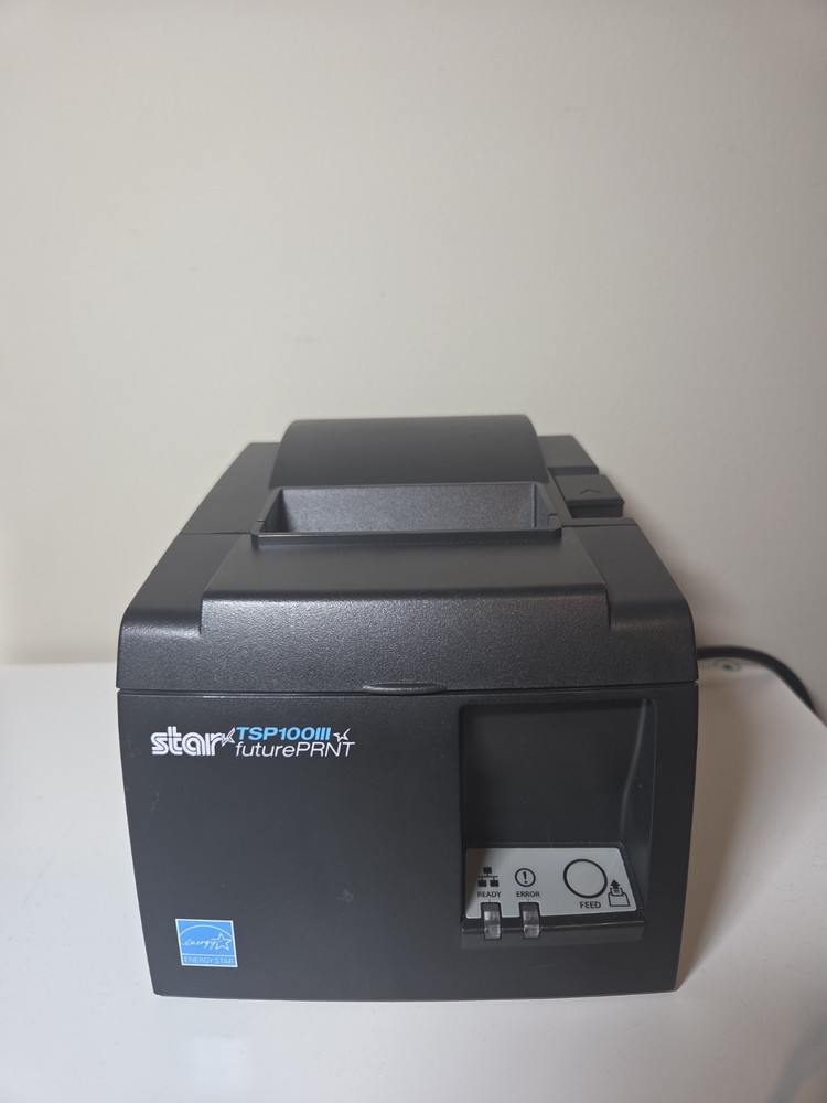 STAR futurePRINT TSP100III LAN Thermal Network POS Receipt Printer With Power