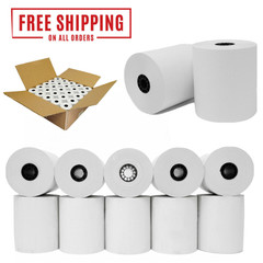 3-1/8&Prime; X 230&prime; THERMAL RECEIPT POS PRINTER PAPER 100 ROLLS BPA FREE USA