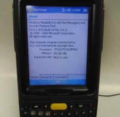 Motorola Symbol Pocket PC Barcode Scanner MC70 MC7090-PK0DJQFA8WR Battery
