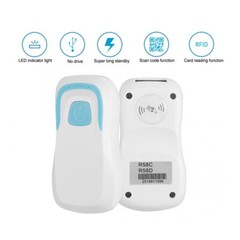 Bluetooth RFID Card Reader Wireless barcode Scanner with RFID 5 tags