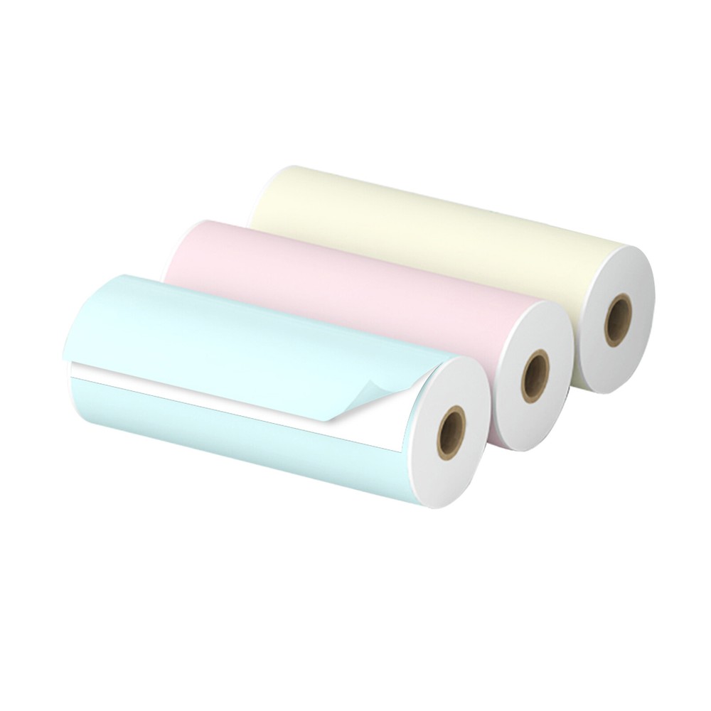 3 Rolls 77x30mm Color Thermal Paper 10 Years For A9 Series Printer L1A1