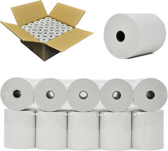 3 1/8 X220 Thermal Cash Register Paper (50 POS Rolls) Certified BPA Free – TSP10