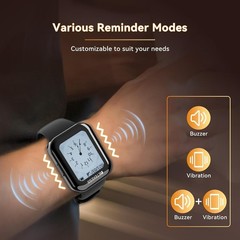 Restaurant Wireless Pager Calling System Waiter Watch & 10 Call Buttons Cafe Bar