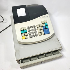 Royal 225CX Electronic Cash Register POS System; WORKS but NO KEY & Drawer issue