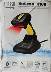 Adesso NuScan 4100B WirelessBarcode Scanner Bluetooth Waterproof