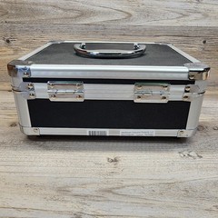 Vaultz Cash Box, Black/Chrome 9.8&Prime; x 4.8&Prime; x 8.5&Prime; Combination Lock.