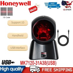 Honeywell 1D Barcode Scanner w/USB Orbit Omnidirectional Laser MK7120-31A38 US