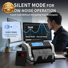 Money Counter Machine with Value Count UV MG IR MT DD Counterfeit Bill Detection