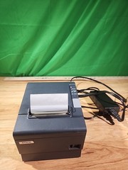 Epson TM-T88IV POS Thermal Receipt Printer M129H With Power Cord Tested Working