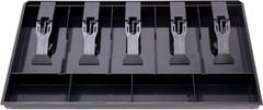 Durable ABS Cash Tray with 5 Bill & 4 Coin Compartments – Elegant Organizer