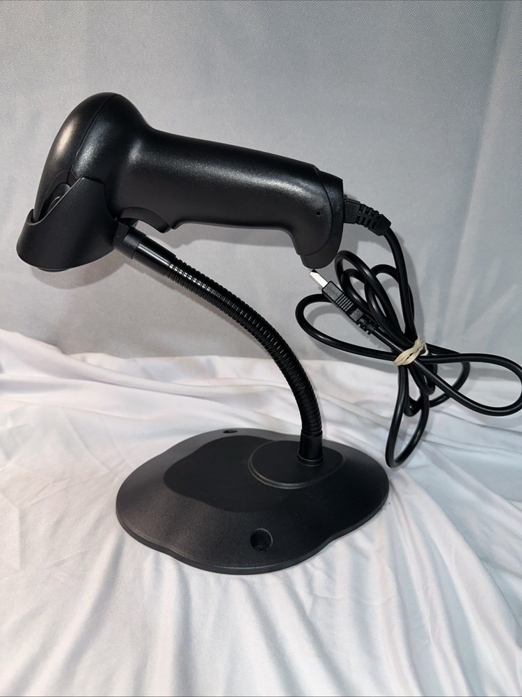 X208 USB Barcode Scanner Zebra With Stand