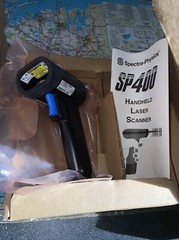 Spectra-Physics SP400 Hand Barcode Laser Scanner Lot Of 9 No Cables 2 No Window